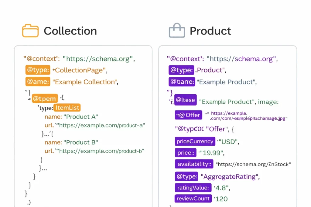 Product Schema vs Collection Schema for Shopify Stores